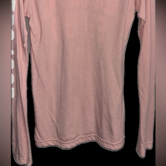 Aeropostale vintage 1987 pink long sleeve ladies oversized warm tee rare mint 🆕 - Picture 4 of 10